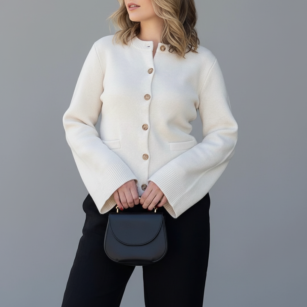 Celina Kardiganas - elegantiškas ir minkštas