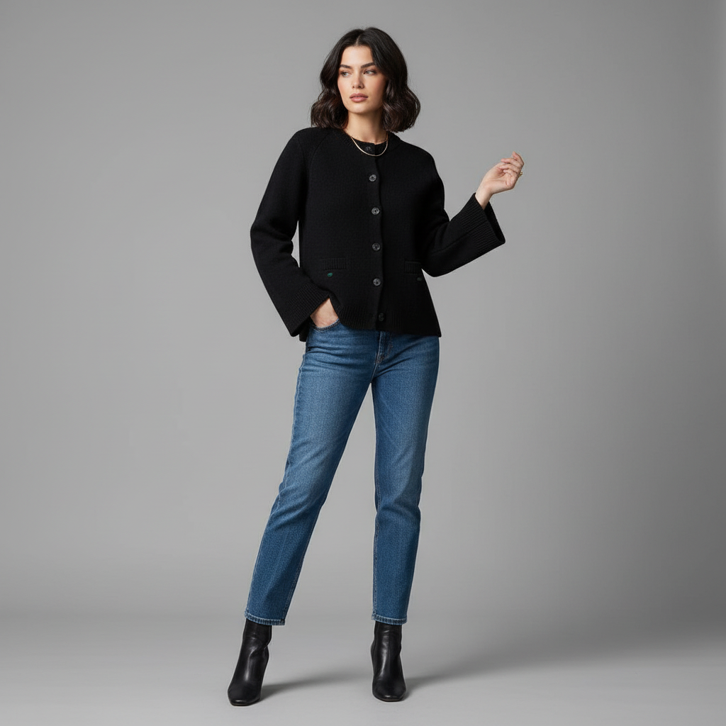 Celina Kardiganas - elegantiškas ir minkštas