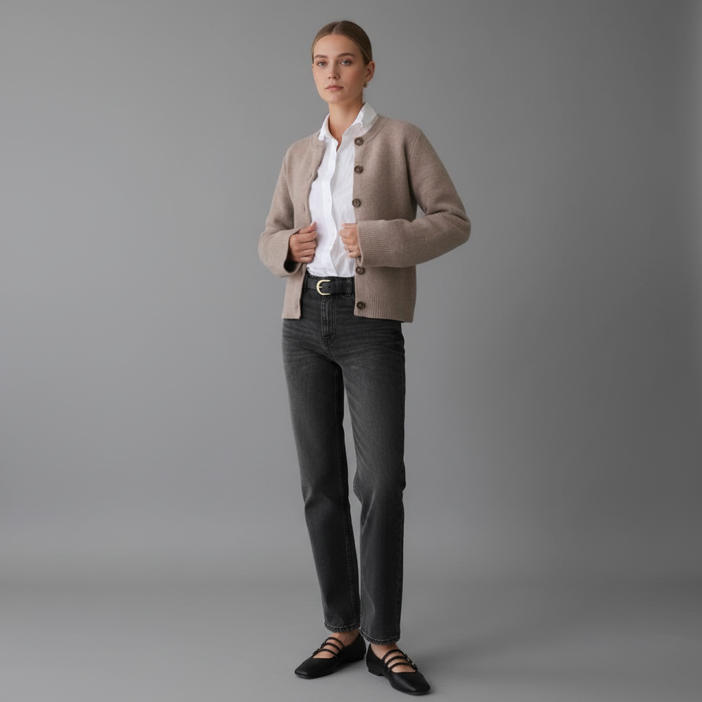 Celina Kardiganas - elegantiškas ir minkštas